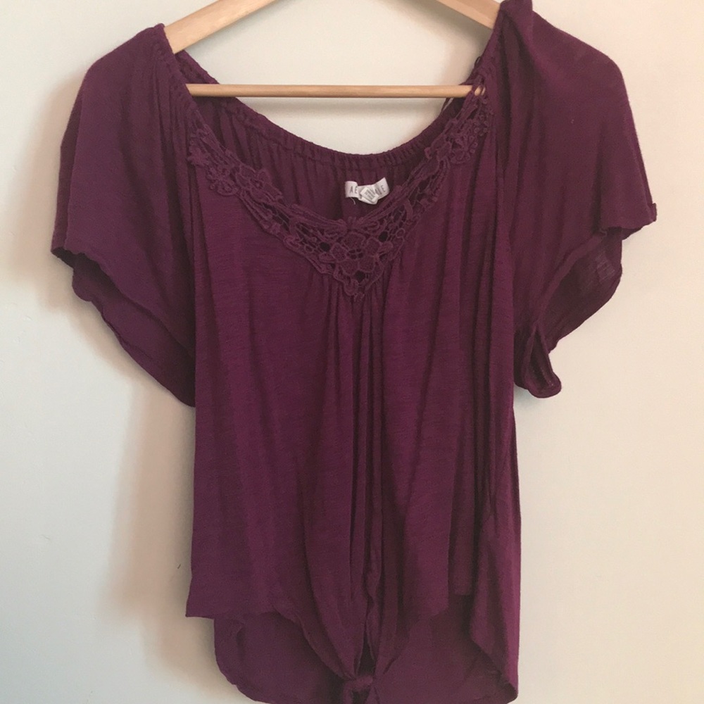 Comfy Deep Purple Blouse